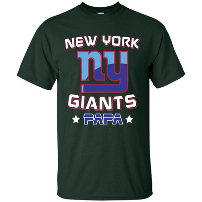 Football T-shirt New York Ny Giants Papa Forest Green