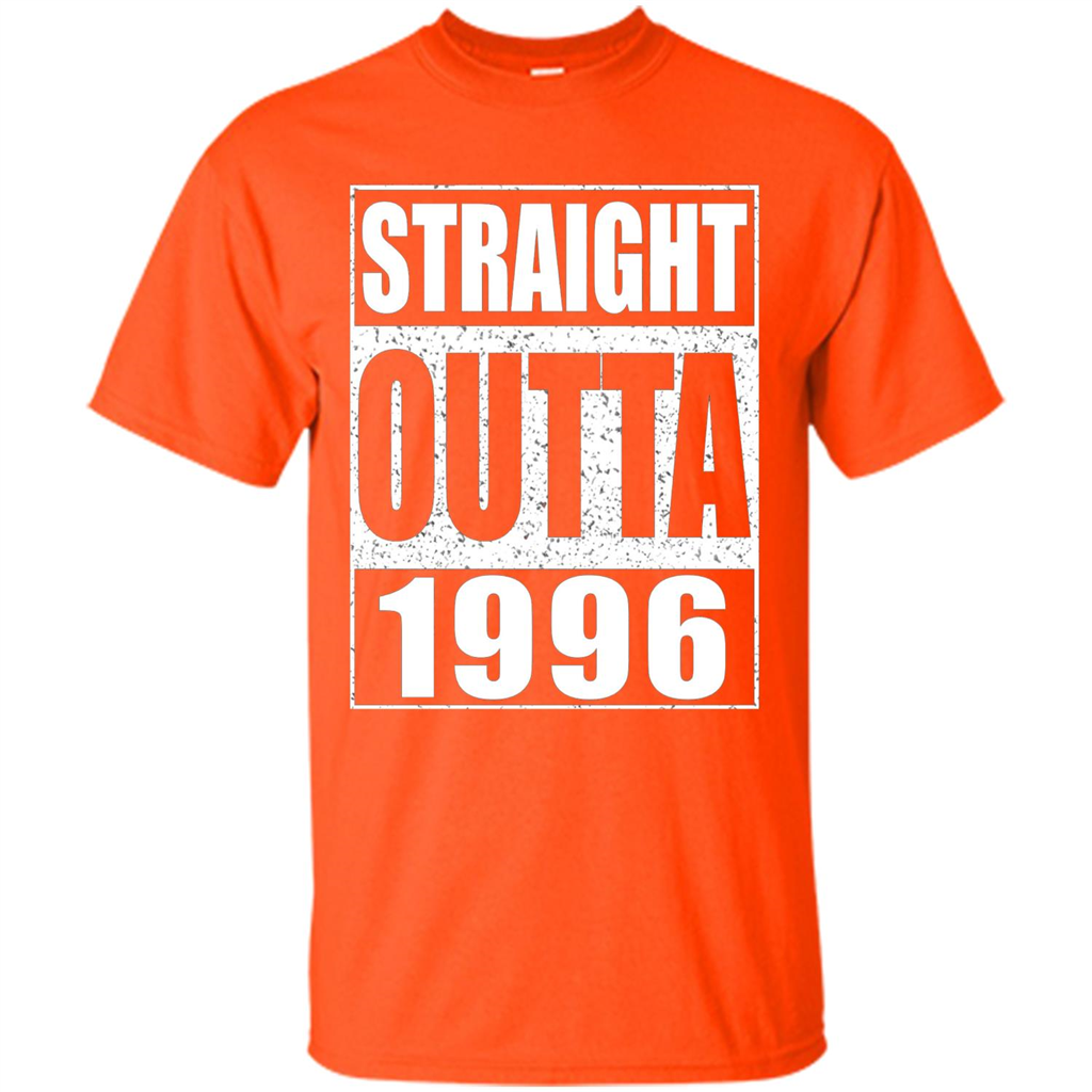 Straight Outta 1996 T-Shirt Born In 1996 Orange