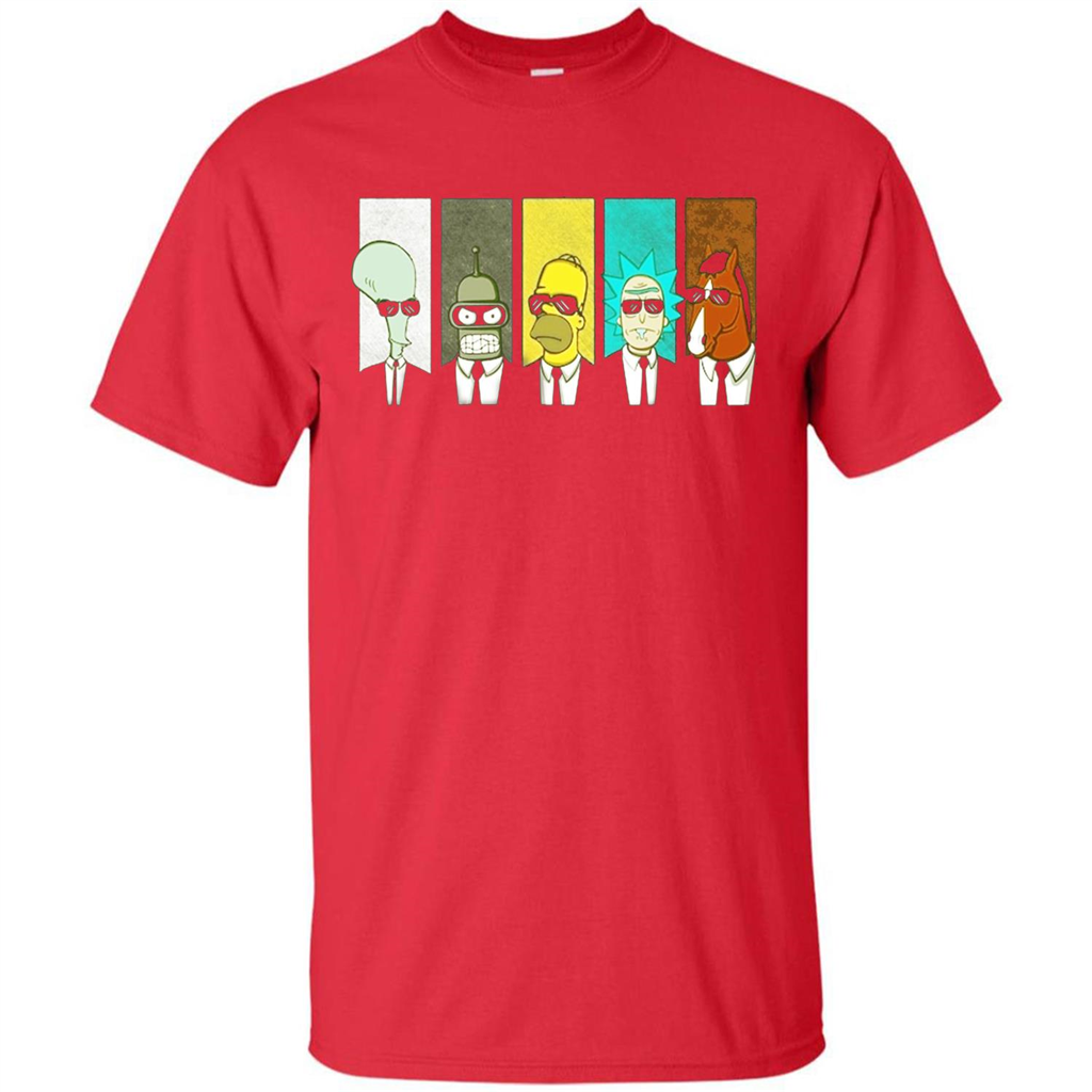 Form Into Rick And Go To The Morty T-shirt Red
