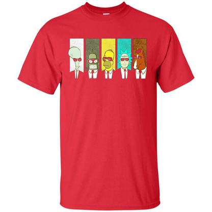 Form Into Rick And Go To The Morty T-shirt Red