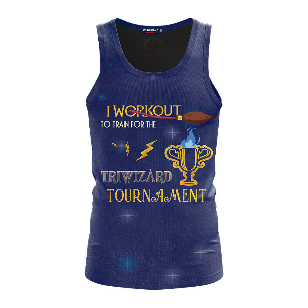 I Workout To Train For The Triwizard Tournament Harry Potter 3D Tank Top