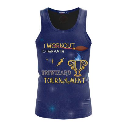 I Workout To Train For The Triwizard Tournament Harry Potter 3D Tank Top