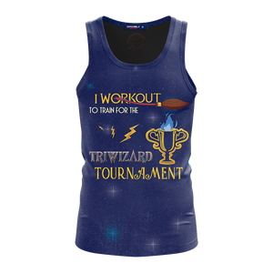 I Workout To Train For The Triwizard Tournament Harry Potter 3D Tank Top