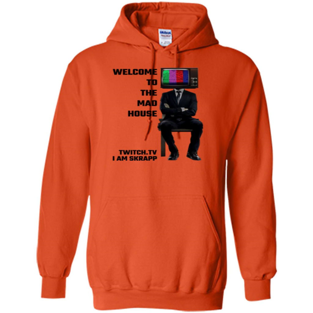 Welcome To The Mad House - I Am Skrapp T-shirt Orange