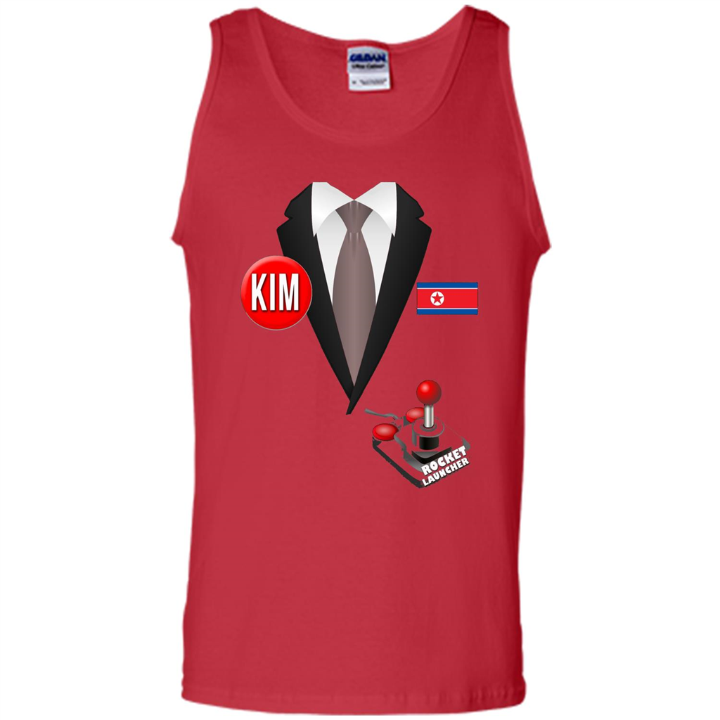 North Korea Halloween T-Shirt Rocket Launcher Red