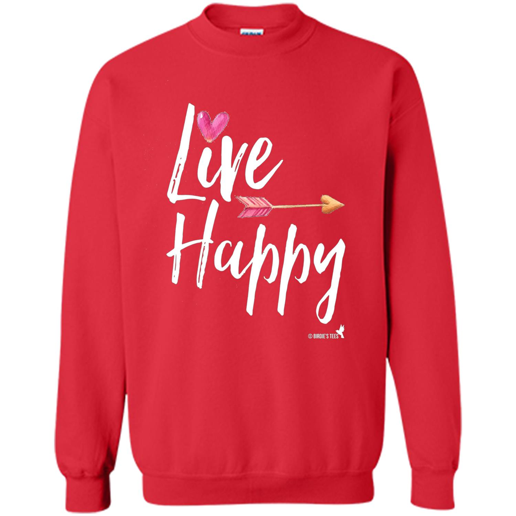 Live Happy T-shirt Red