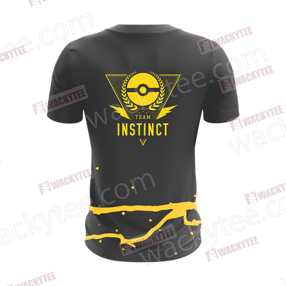 Team Instinct Pokemon Go Unisex 3D T-shirt