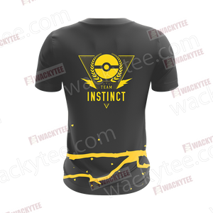 Team Instinct Pokemon Go Unisex 3D T-shirt