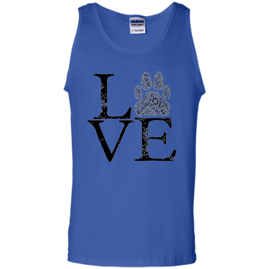 Paw T-shirt Animal Lover T-shirt Royal