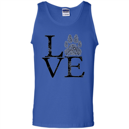 Paw T-shirt Animal Lover T-shirt Royal
