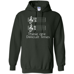 These are Difficult Times Funny Parody Pun T-shirt for Musicians