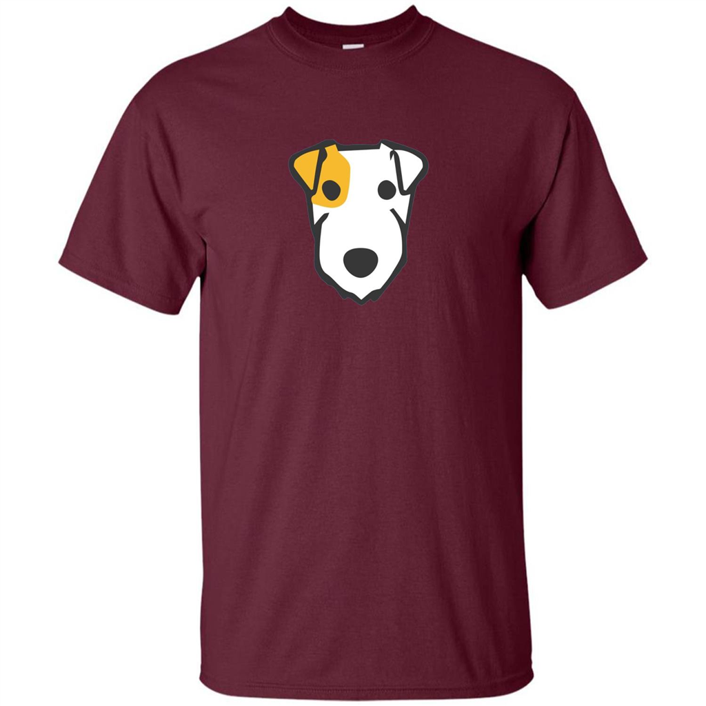 Parson Russell Terrier Dog T-shirt Maroon