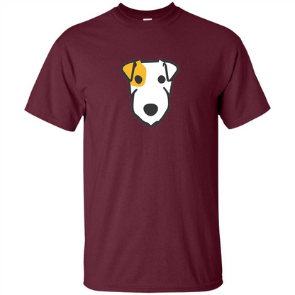 Parson Russell Terrier Dog T-shirt Maroon