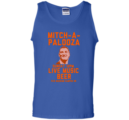 Mitch A Palooza Blue And Orange Party T-shirt Royal