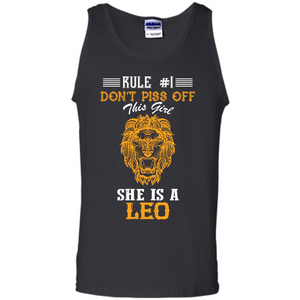Leo T-shirt Rule Dont Piss Off This Girl T-shirt