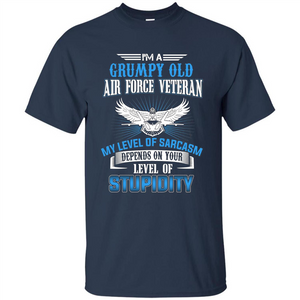 I'm A Grumpy Old Air Force Veteran T-shirt