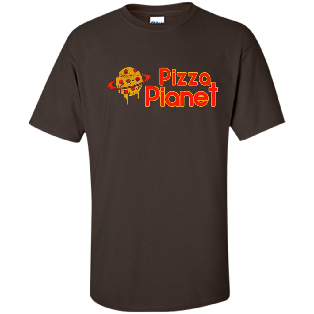 Pizza Lover T-shirt Pizza Pianet Dark Chocolate