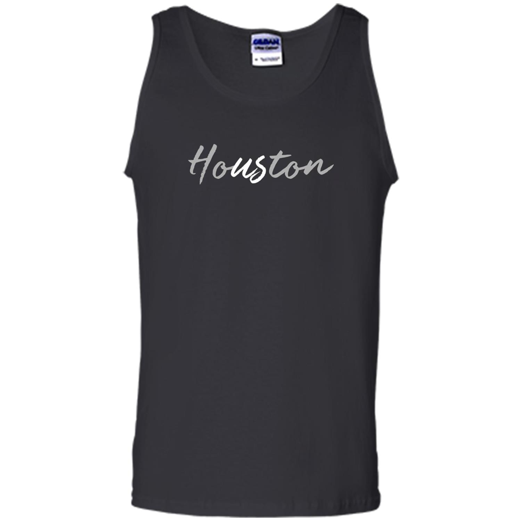 Houston Us Novelty Graphic T-shirt Black