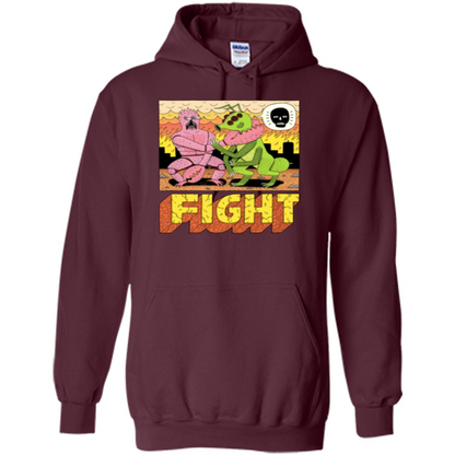 Fight T-shirt Maroon