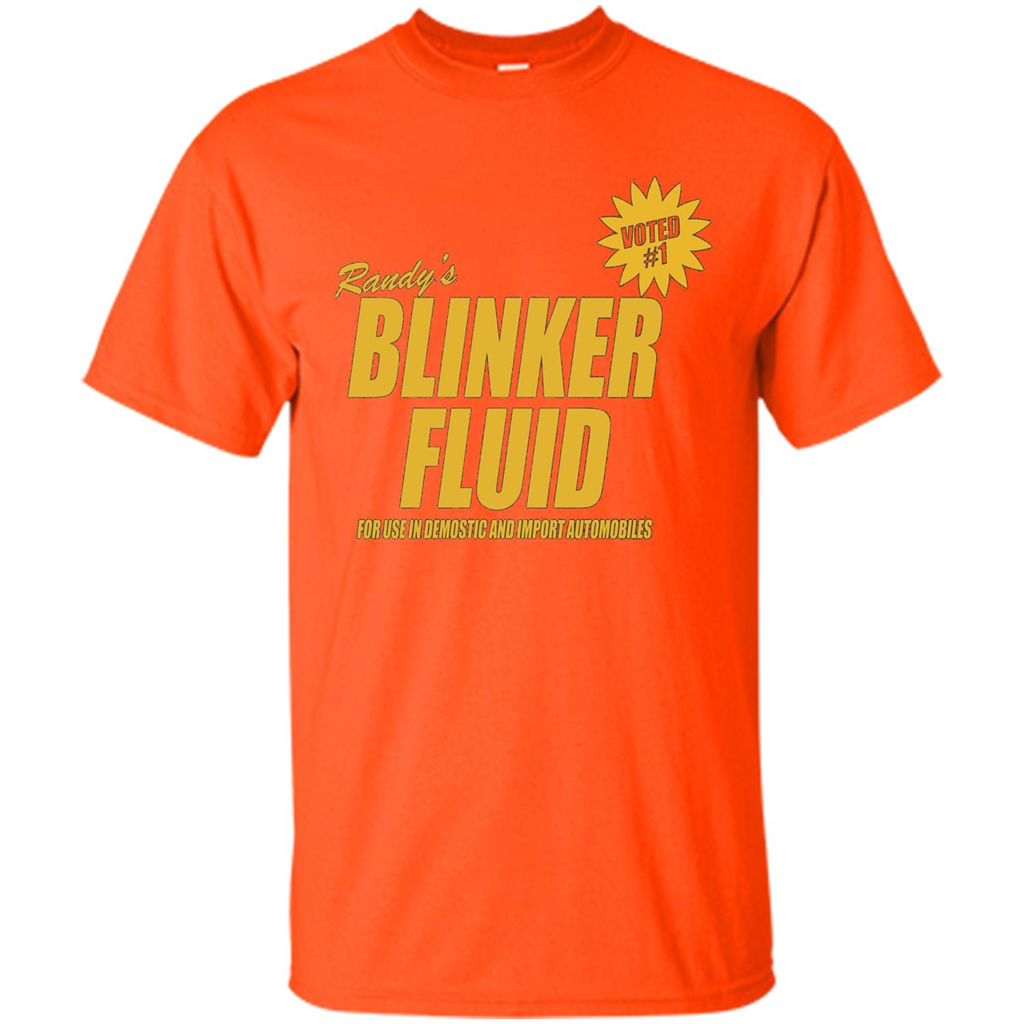 Randy's Blinker Fluid T-shirt Orange