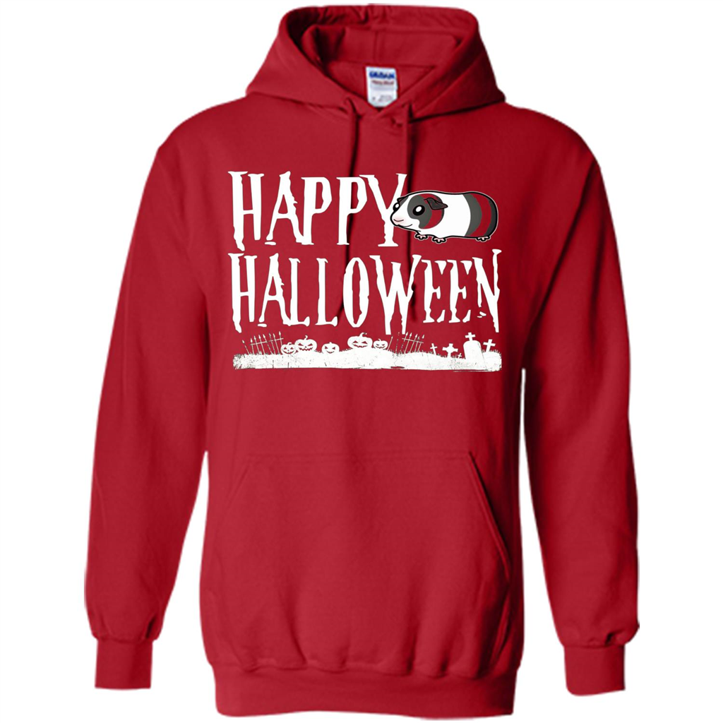 Happy Halloween Guinea Pig T-shirt Red