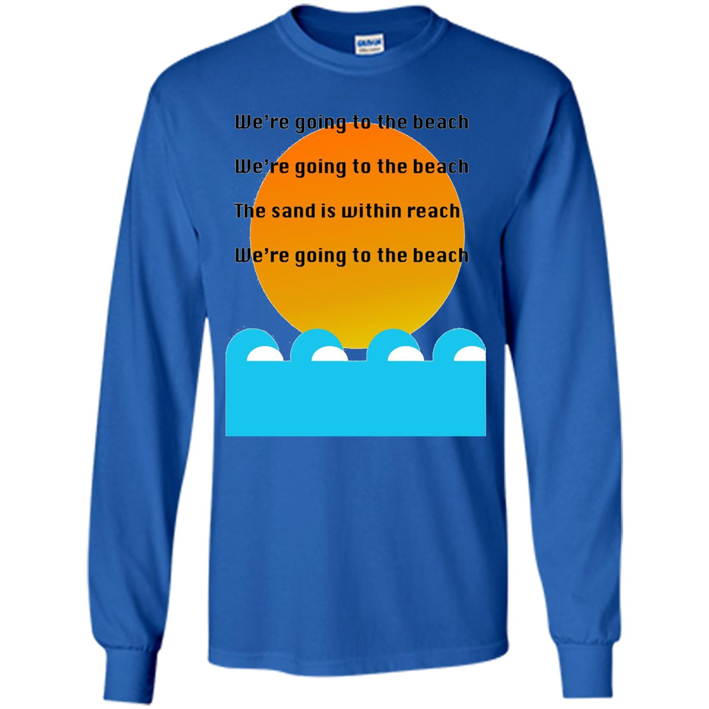 Summer T-shirt We're Going To The Beach T-shirt Royal