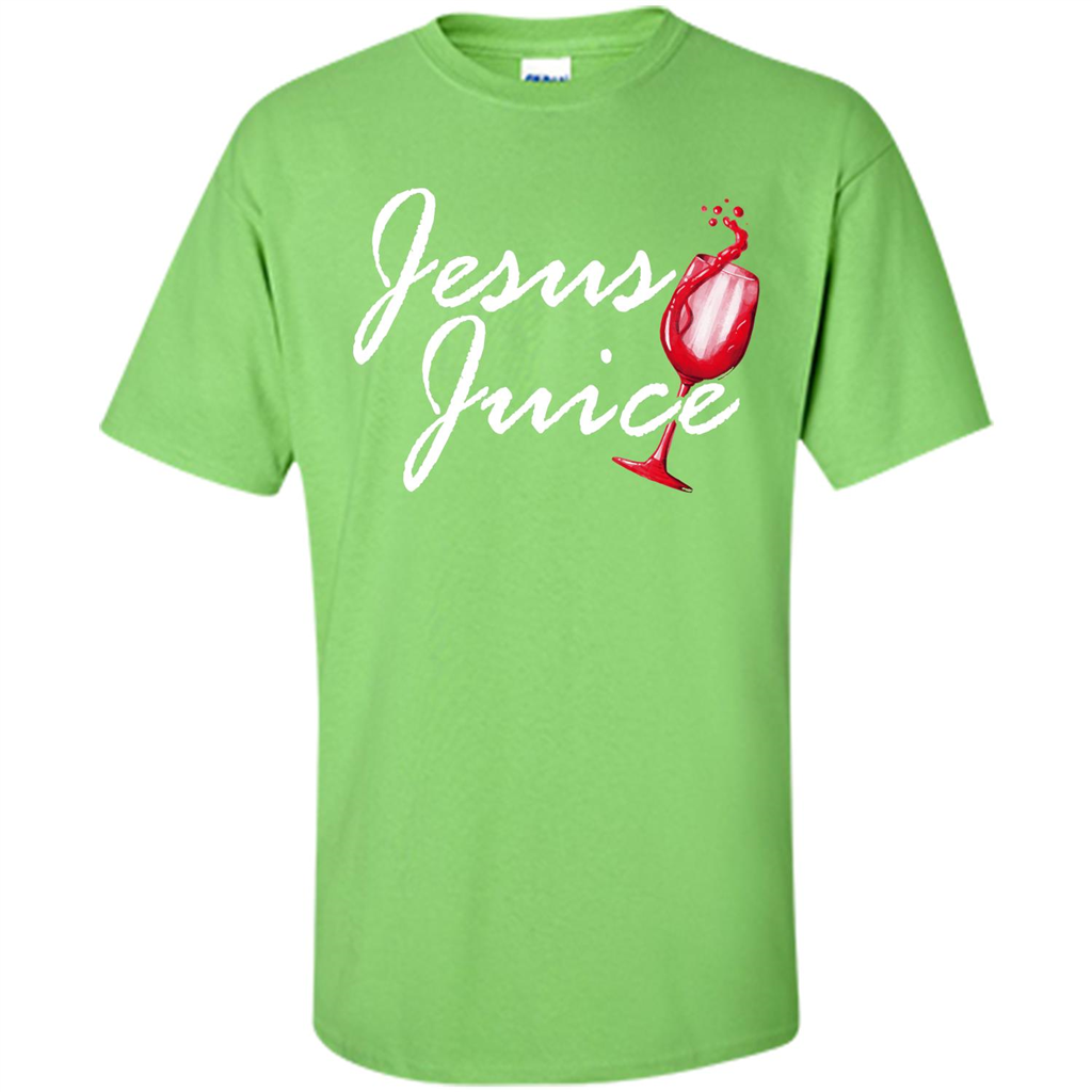 Wine T-shirt Jesus Juice Lime