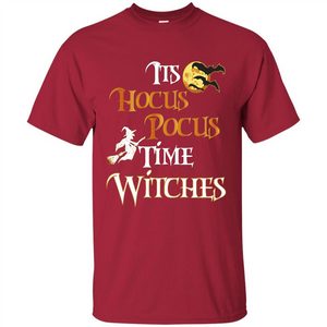 Halloween Witch T-shirt It's Hocus Pocus Time Witches