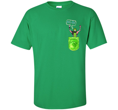 Pickle Funny Rick Pocket T-shirt Irish Green