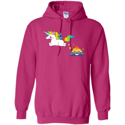 Unicorn Rainbow Poop Funny Cute Emojis T-shirt