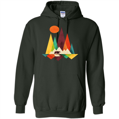 Mountain Bear T-shirt Forest Green