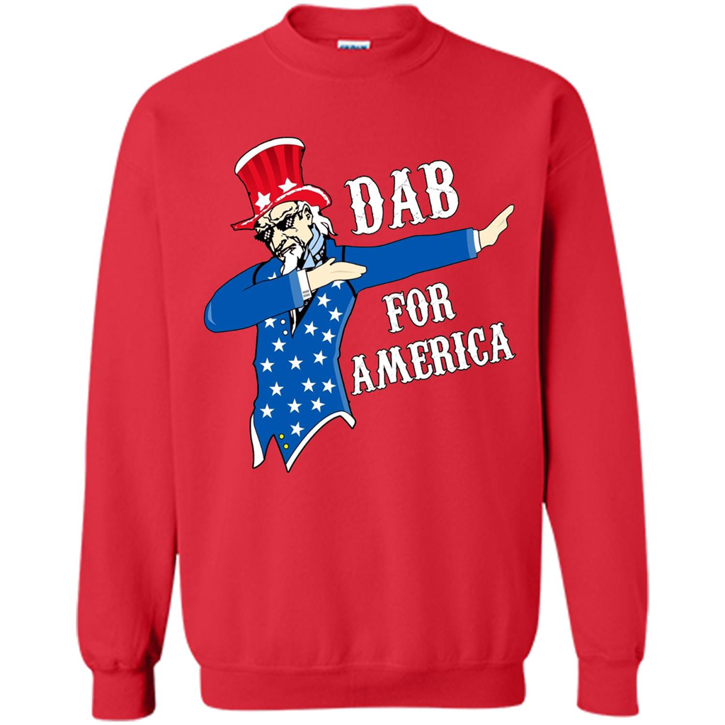 Independen Day T-shirt Patriotic Uncle Sam Dabbing. 4th of July Red