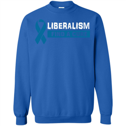 Cancer Awareness T-shirt Liberalism Find A Cure T-shirt Royal