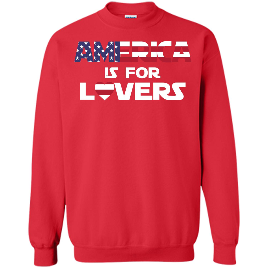 America Is For Lovers T-shirt Red