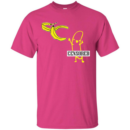 Banana T-shirt Censored T-shirt Heliconia
