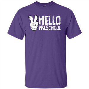 Hello Preschool T-shirt School Day T-shirt