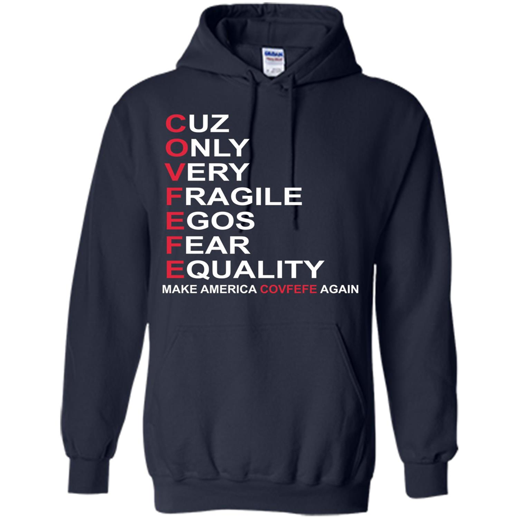 American T-shirt Make America Covfefe Again Navy