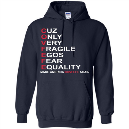 American T-shirt Make America Covfefe Again Navy