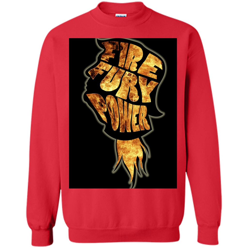 Fire Fury Power T-shirt Red