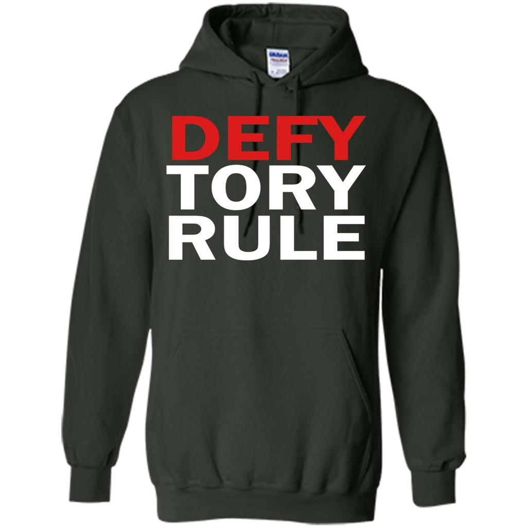 Defy Tory Rule T-shirt Forest Green