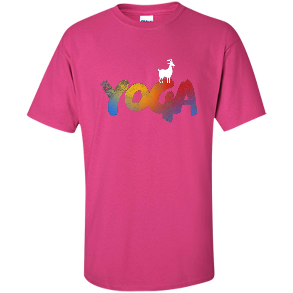 Love Goat Yoga T-shirt Yoga T-shirt Heliconia