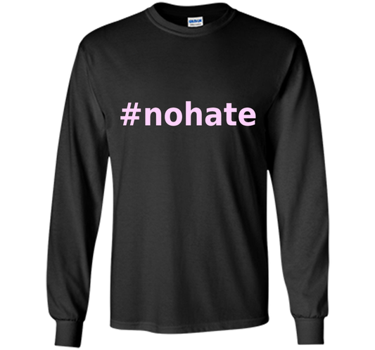 Charlottesville no hate t-shirt shirt Black