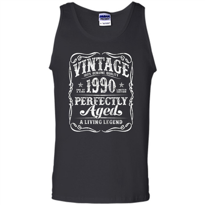 Vintage Legends Made in 1990 T-shirt Black