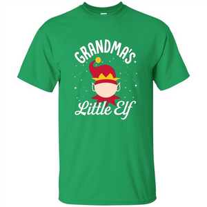 Grandma's Little Elf Christmas T-Shirt