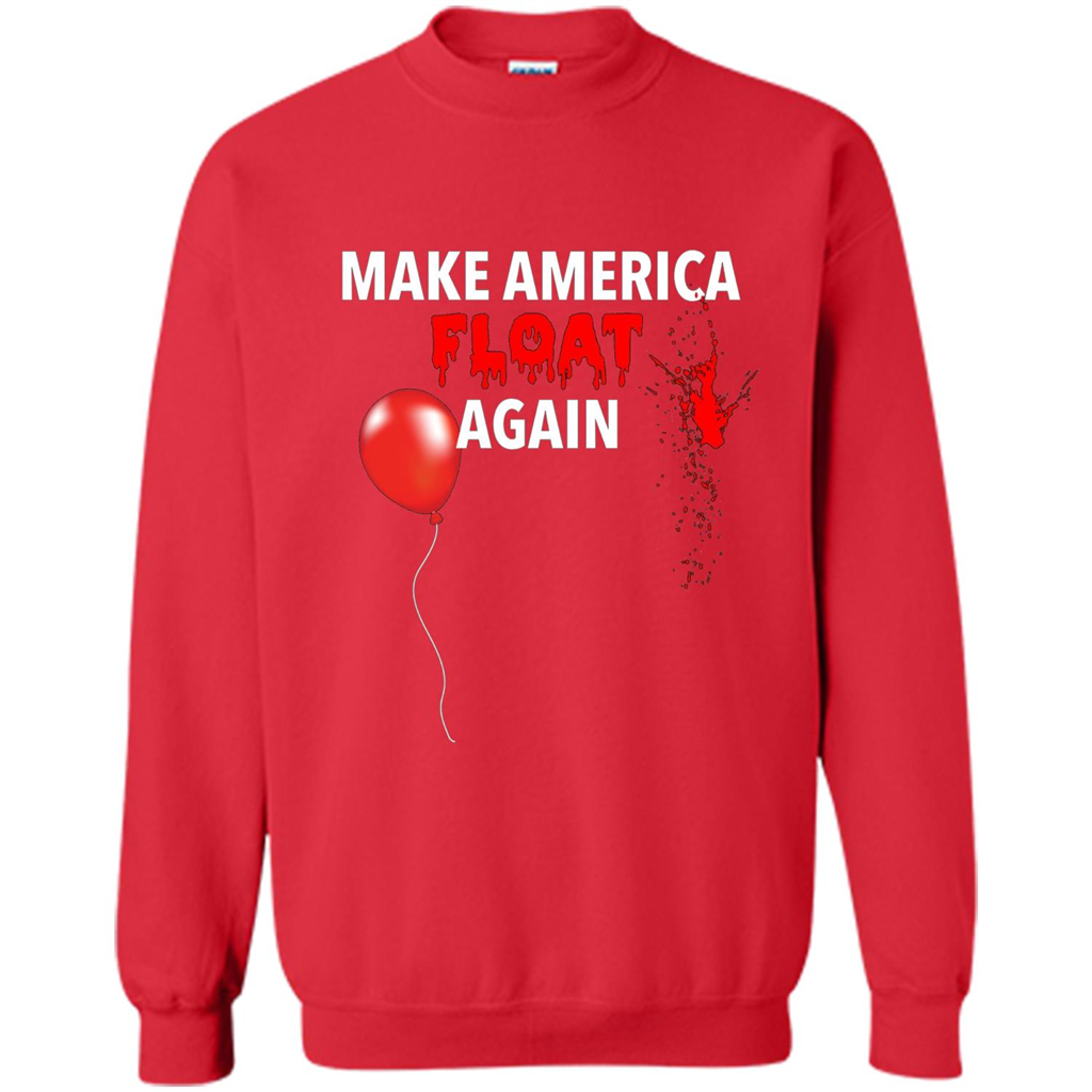 Make America Float Again T-Shirt Halloween Horror T-shirt Red