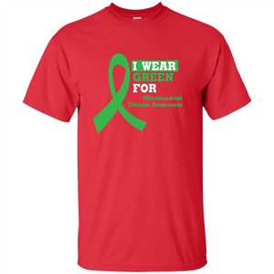 I Wear Green Mitochondrial Disease Awareness Strong T-shirt