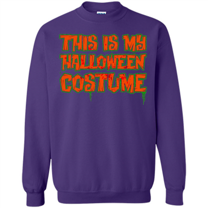 This Is My Halloween Costume T-Shirt Orange