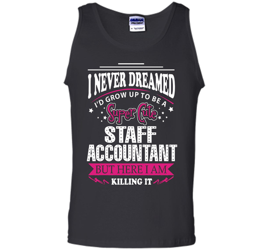 Staff Accountant T-Shirt cool shirt Black
