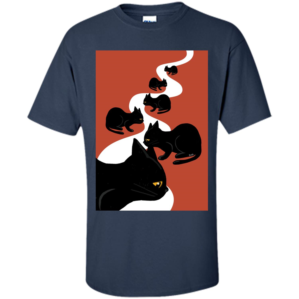 Cat T-Shirt Cat Flow Navy