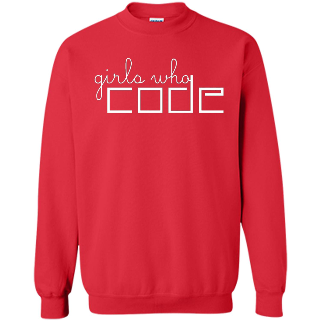Girls Who Code T-Shirt. I'm A Girl Who Codes T-Shirt Red